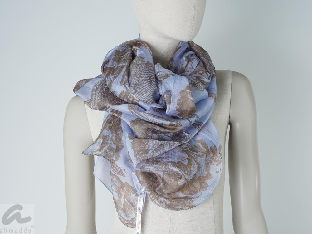 AHMADDY Seiden-Schal flower